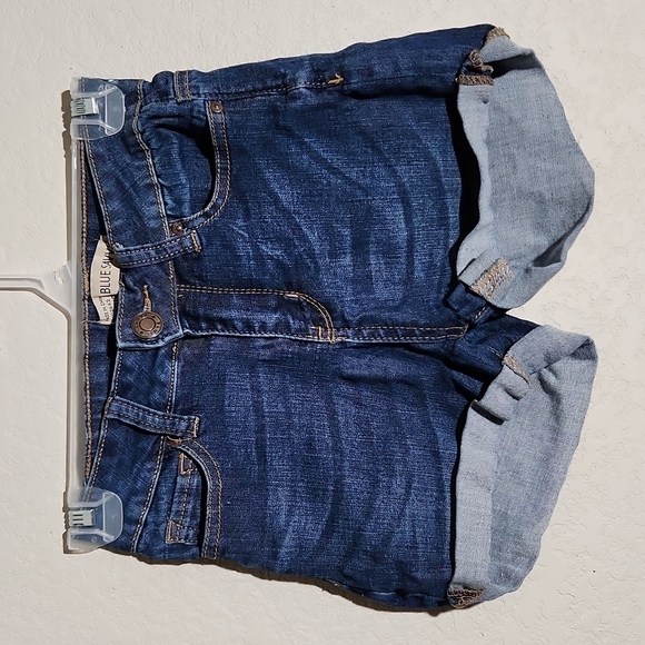 Blue Savvy Shorts Womens size 0 /24 pucker Flaw - Picture 1 of 8
